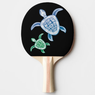 Raquette De Ping Pong Tortue d'îles d'Hawaï