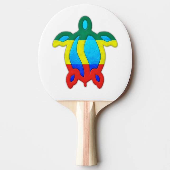 Raquette De Ping Pong Tortue jamaïcaine (Devant)