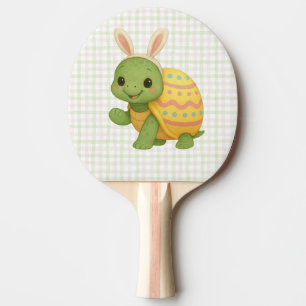 Raquette De Ping Pong Tortue mignonne de Pâques/printemps