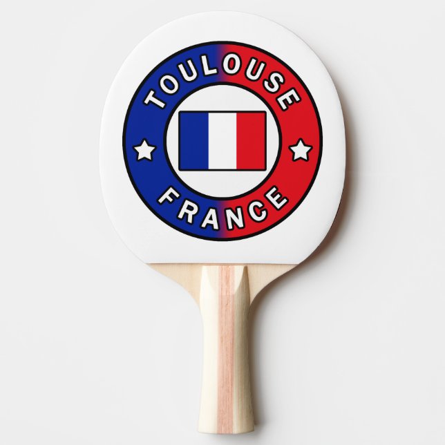 Raquette De Ping Pong Toulouse France (Devant)
