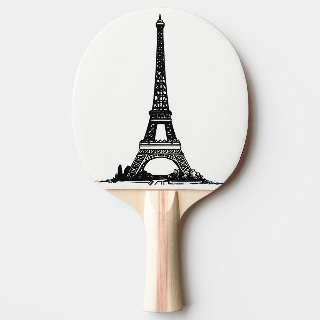 Raquette De Ping Pong Tour Eiffel (Devant)