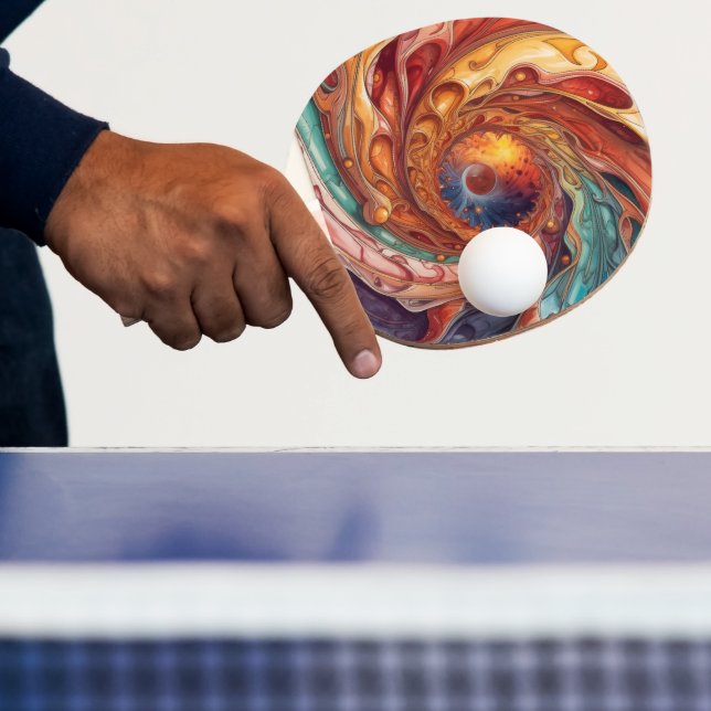 Raquette De Ping Pong Tourbillon intergalactique d'Harmonie  (Insitu)