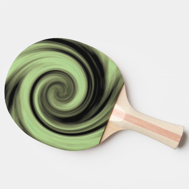 Raquette De Ping Pong Tourbillon verdâtre (Côté)