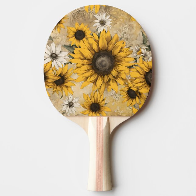 Raquette De Ping Pong Tournesol (Devant)