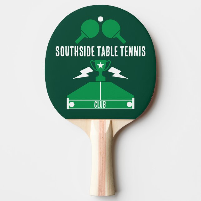 Raquette De Ping Pong Tournoi de tennis de table (Devant)