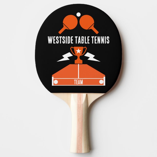 Raquette De Ping Pong Tournoi de tennis de table (Devant)