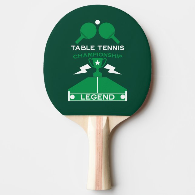 Raquette De Ping Pong Tournoi de tennis de table (Devant)