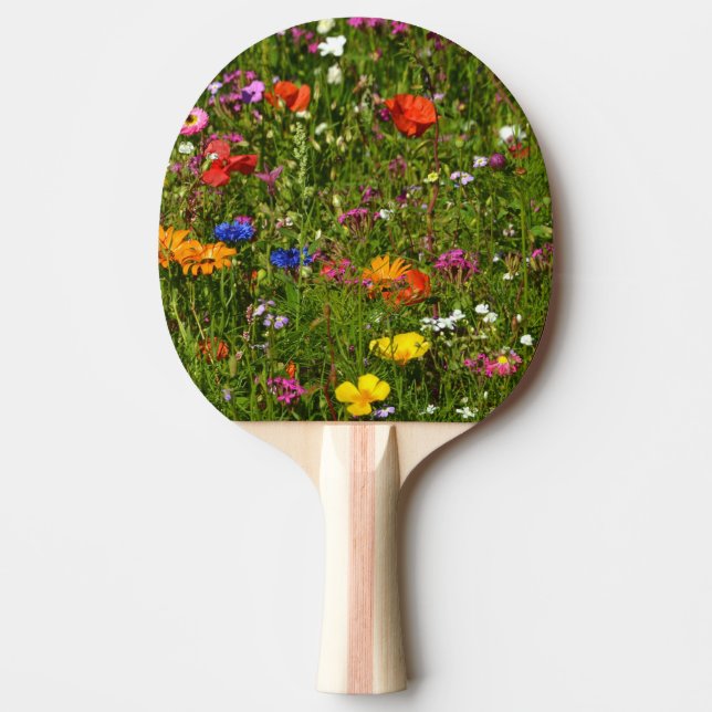 Raquette De Ping Pong toutes sortes de belles fleurs (Devant)