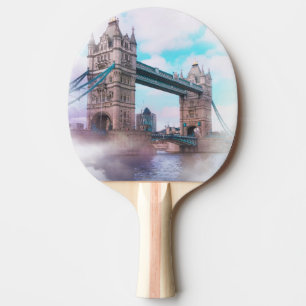Raquette De Ping Pong Tower Bridge Londres Grande-Bretagne Royaume-Uni S