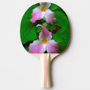 Raquette De Ping Pong Trillium fleur sauvage