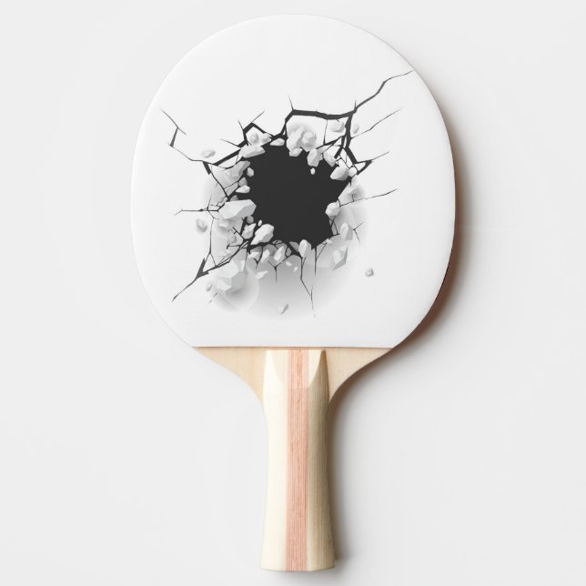 Raquette De Ping Pong Trou éclaté de la capture des yeux (Devant)