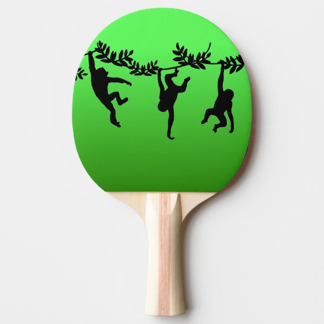 Raquette De Ping Pong Troupe de singes (Devant)