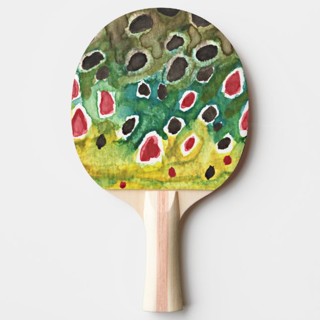 Raquette De Ping Pong truite Brown (Devant)