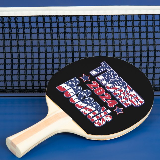 Raquette De Ping Pong Trump DeSantis 2024 (Insitu)