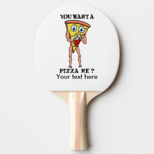Raquette De Ping Pong Tu Veux Me Pizza ?