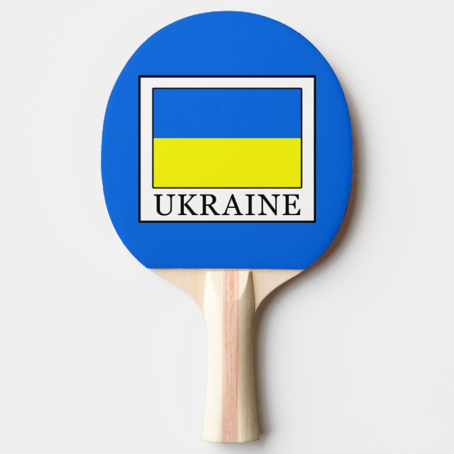 Raquette De Ping Pong Ukraine (Devant)