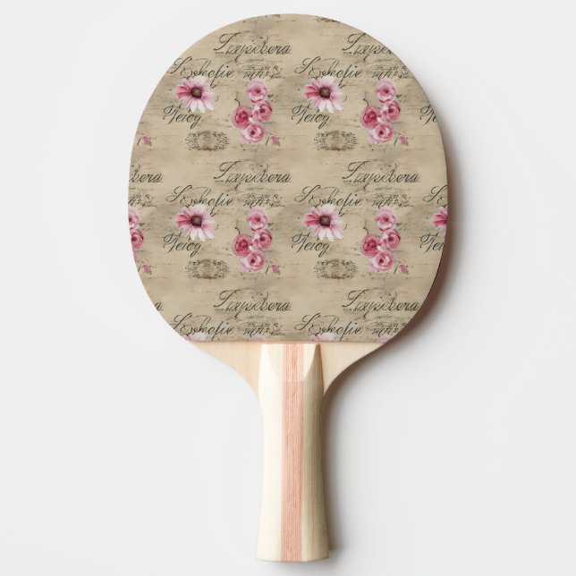 Raquette De Ping Pong Une Ephemera Design Series 20 (Devant)