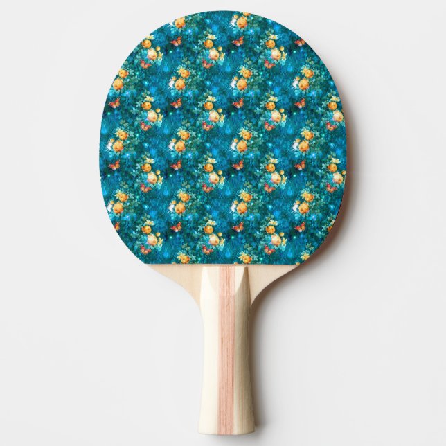 Raquette De Ping Pong Une fée dans le jardin Série Design 11 (Devant)
