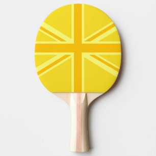 Raquette De Ping Pong Union Jack jaune vif