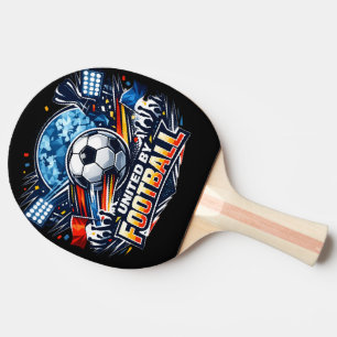 Raquette De Ping Pong Unis par le football – Vecteur de championnat mond