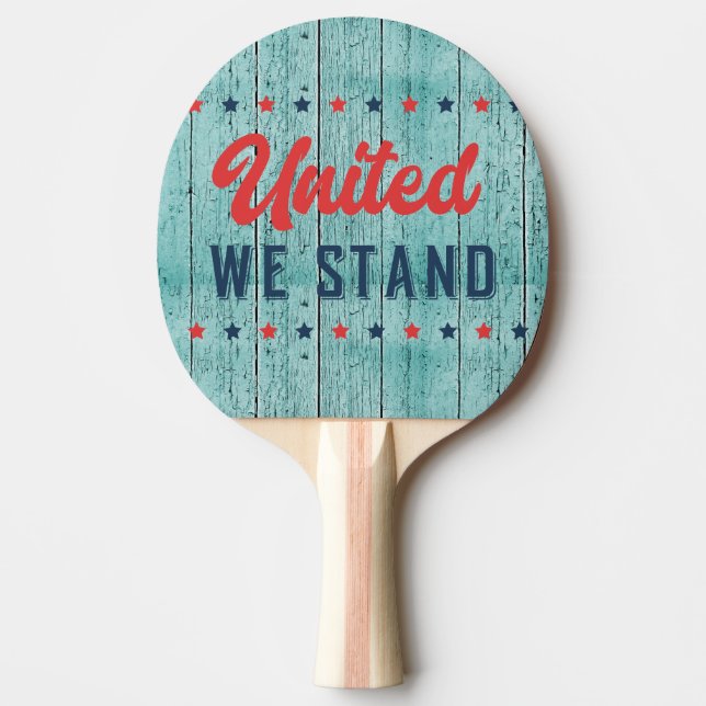 Raquette De Ping Pong United We stand Patriotic (Devant)