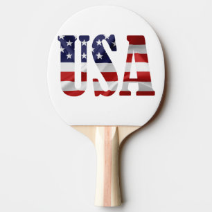 Raquette De Ping Pong USA Patriotique