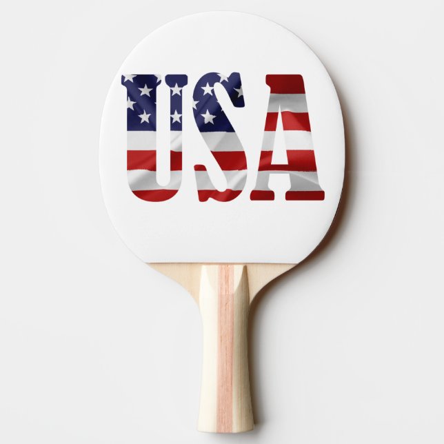 Raquette De Ping Pong USA Patriotique (Dos)