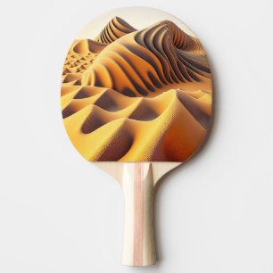 Raquette De Ping Pong Vagues d'Or