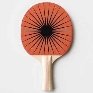 Raquette De Ping Pong Verona Coucher De Soleil Orange Couleur Et Ligne H
