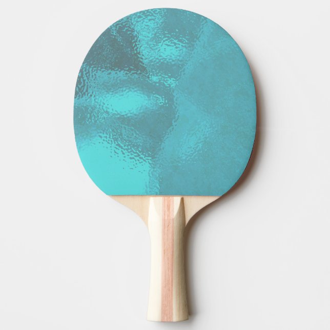 Raquette De Ping Pong Verre bleu Aqua (Devant)