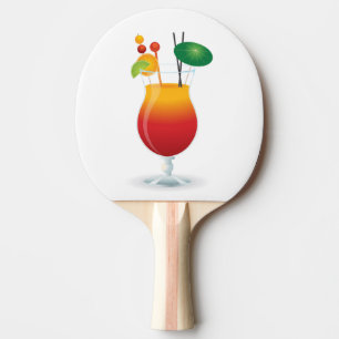 RAQUETTE DE PING PONG VERRE DE COCKTAIL