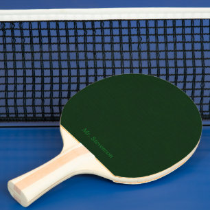Raquette De Ping Pong Vert foncé texturé