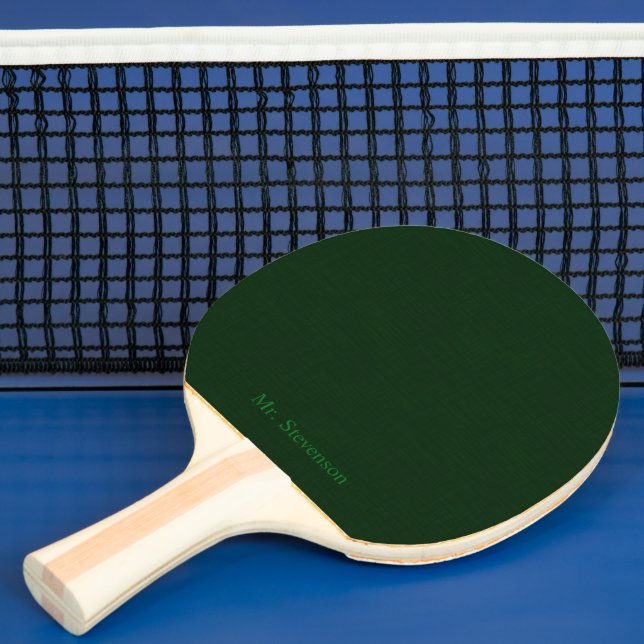 Raquette De Ping Pong Vert foncé texturé (Insitu)