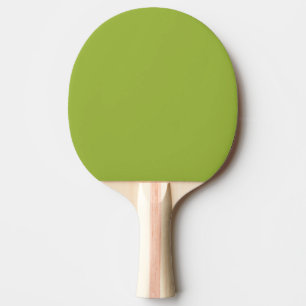 Raquette De Ping Pong vert jaune lime modéré (couleur unie)