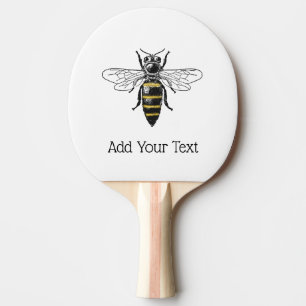 Raquette De Ping Pong Veste de blason vintage abeille prépa #2 Blason C