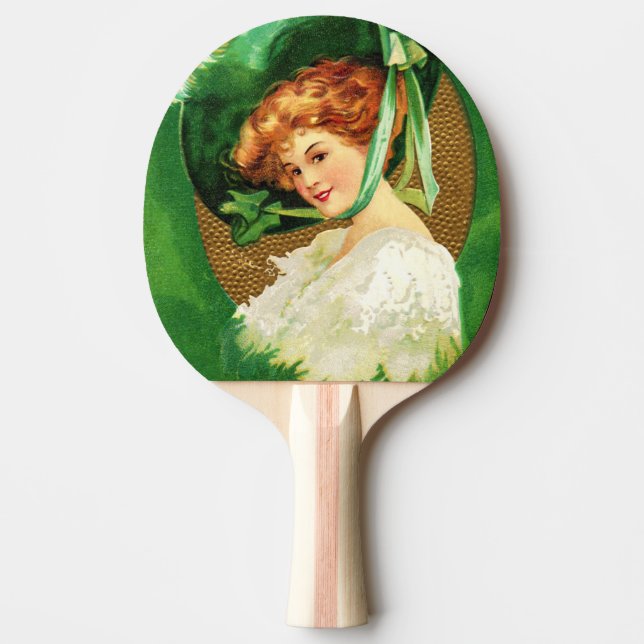 Raquette De Ping Pong Veste du vert (Devant)