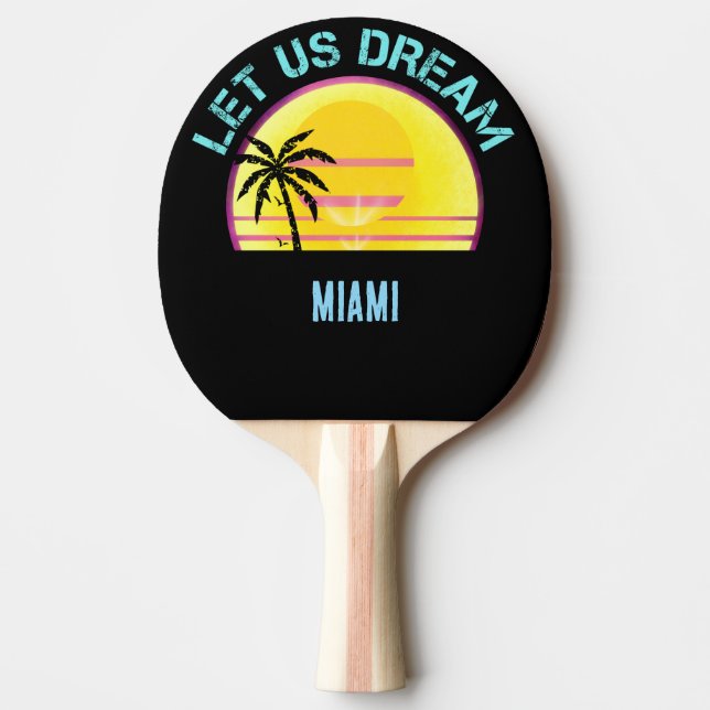 Raquette De Ping Pong Vibe de vacances à la mer (Devant)