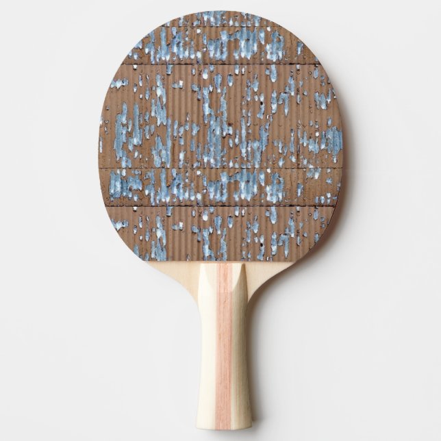 Raquette De Ping Pong Vieux métal ondulé (Devant)