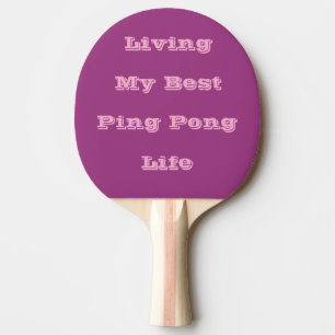 Raquette De Ping Pong Vin de prune Purple Printemps saison couleur solid