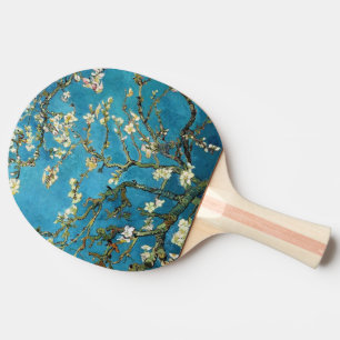 Raquette De Ping Pong Vincent van Gogh, Amandier en fleurs. Vintage