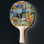 Raquette De Ping Pong Vincent van Gogh - chefs-d'oeuvre Mosaic Patchwork<br><div class="desc">Vincent van Gogh - Chefs-d'oeuvre Mosaic Patchwork,  6x6 Grid</div>