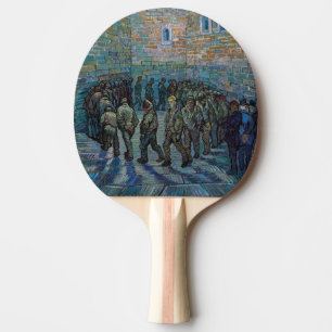Raquette De Ping Pong Vincent van Gogh - La cour de la prison