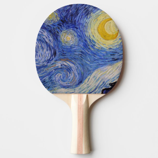 Raquette De Ping Pong Vincent Van Gogh - La nuit étoilée (Devant)