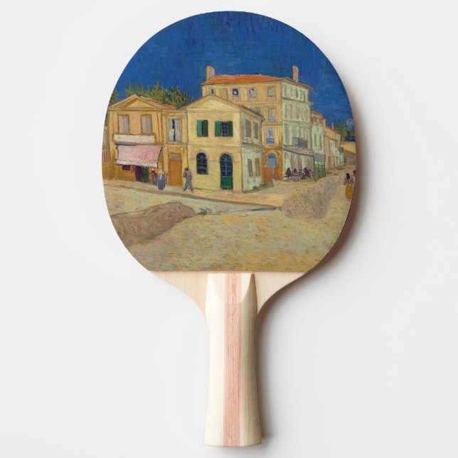 Raquette De Ping Pong Vincent van Gogh - Maison Jaune / Rue (Devant)