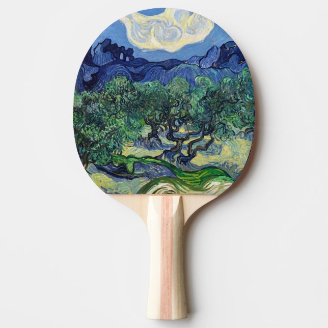 Raquette De Ping Pong Vincent van Gogh - Oliviers aux Alpilles (Devant)