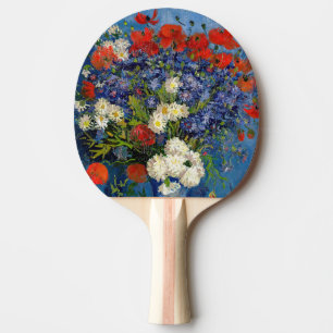 Raquette De Ping Pong Vincent van Gogh - Vase avec Cornflowers & Poppies