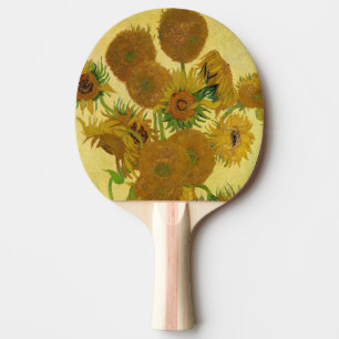 Raquette De Ping Pong Vincent van Gogh - Vase avec quinze tournesols