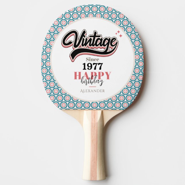 Raquette De Ping Pong Vintage depuis - 1977 (Devant)