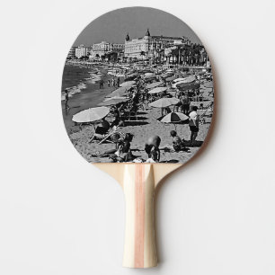 Raquette De Ping Pong Vintage France Cannes la Cible de flechettes de pl