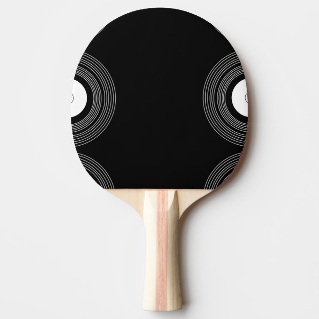 Raquette De Ping Pong vinyle Lp noir (Devant)